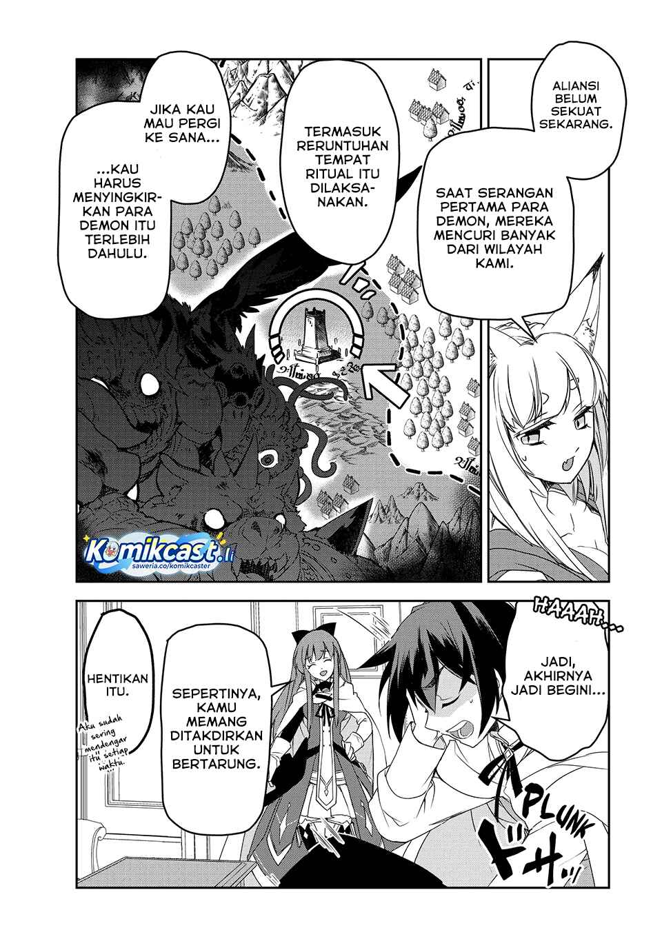 Isekai Mahou wa Okureteru! Chapter 53 Bahasa Indonesia