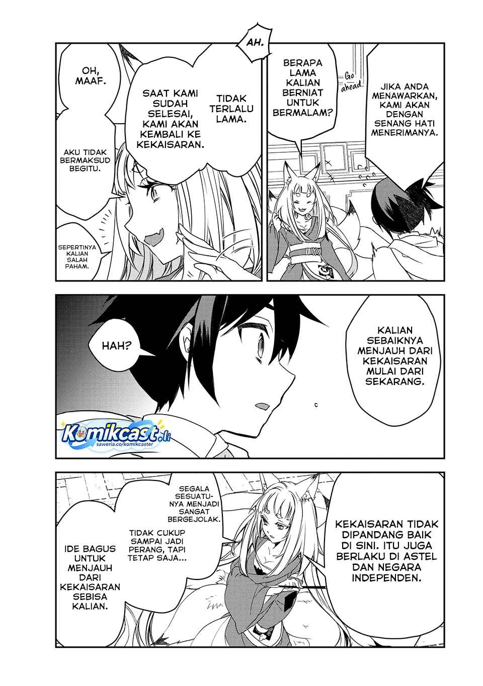 Isekai Mahou wa Okureteru! Chapter 53 Bahasa Indonesia