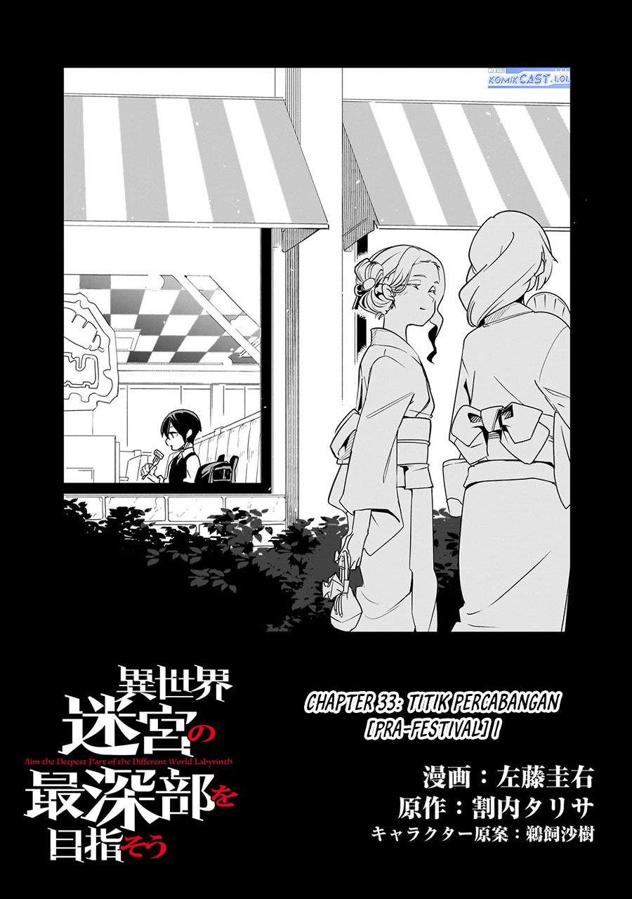 Isekai Meikyuu no Saishinbu o Mezasou Chapter 33 Bahasa Indonesia