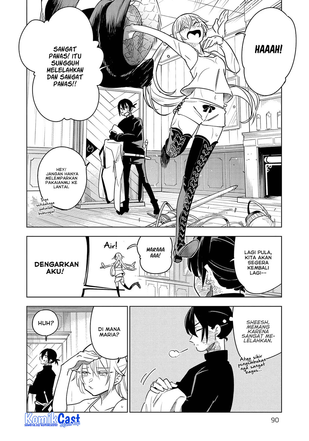 Isekai Meikyuu no Saishinbu o Mezasou Chapter 34 Bahasa Indonesia