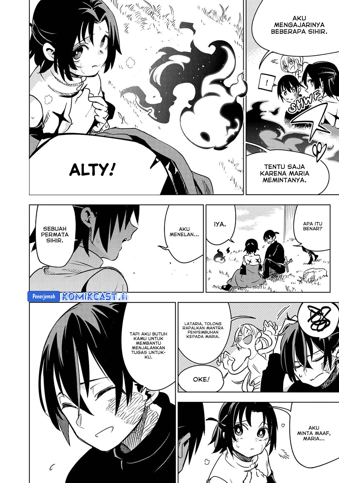 Isekai Meikyuu no Saishinbu o Mezasou Chapter 34 Bahasa Indonesia