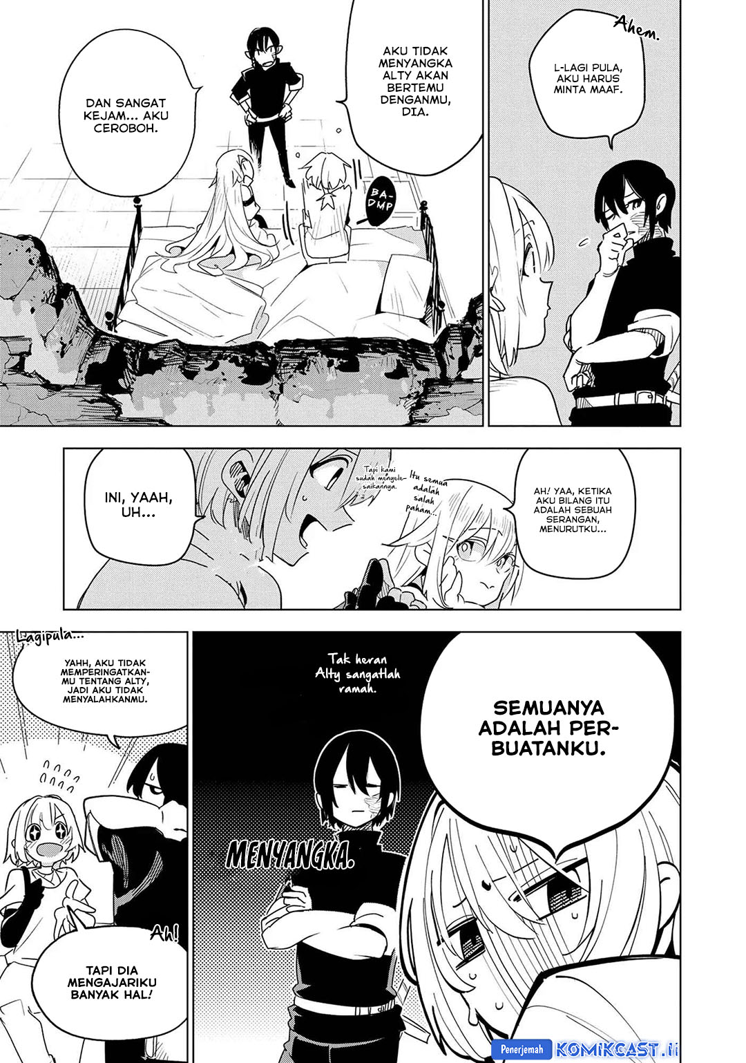 Isekai Meikyuu no Saishinbu o Mezasou Chapter 35 Bahasa Indonesia