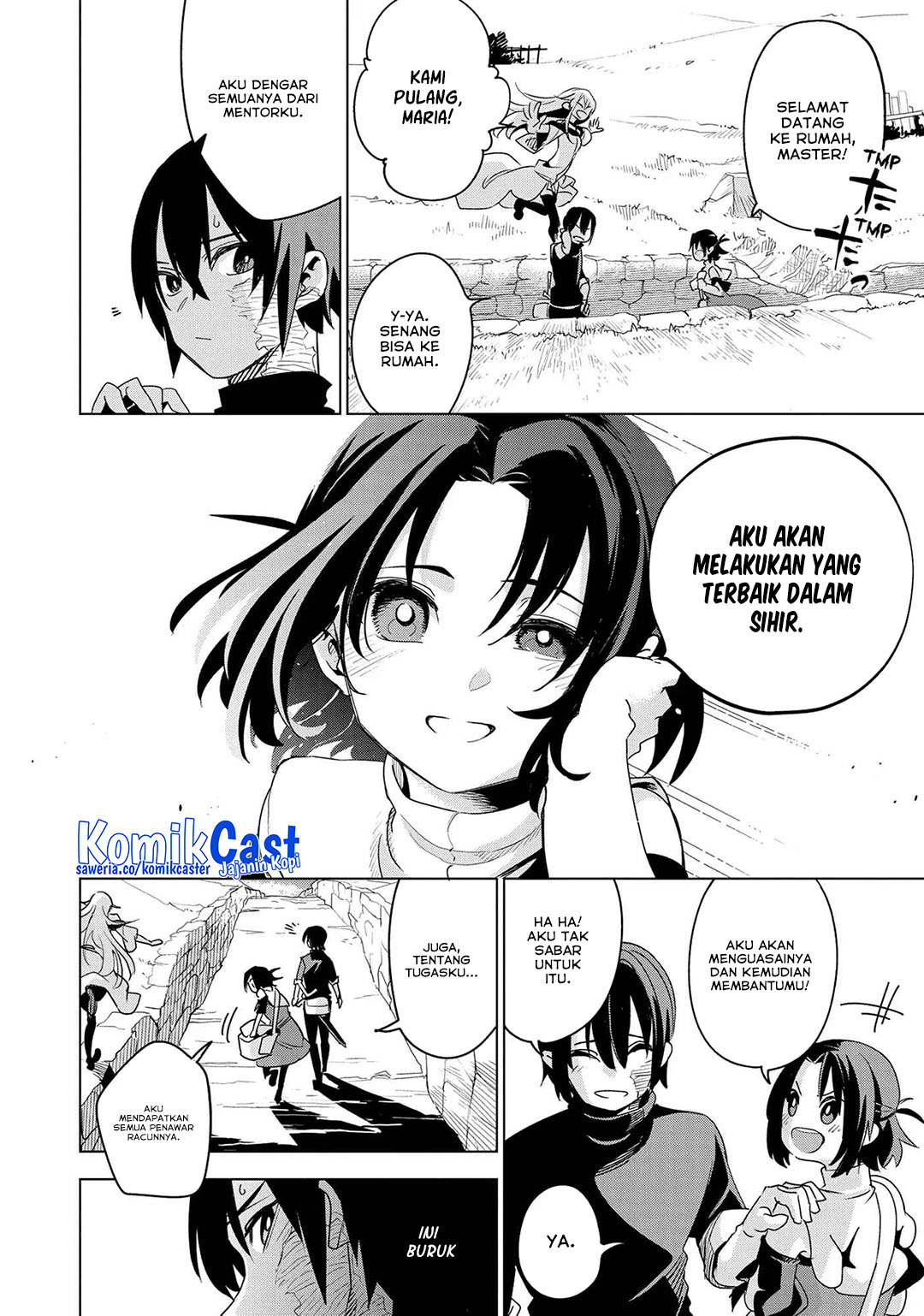 Isekai Meikyuu no Saishinbu o Mezasou Chapter 35 Bahasa Indonesia