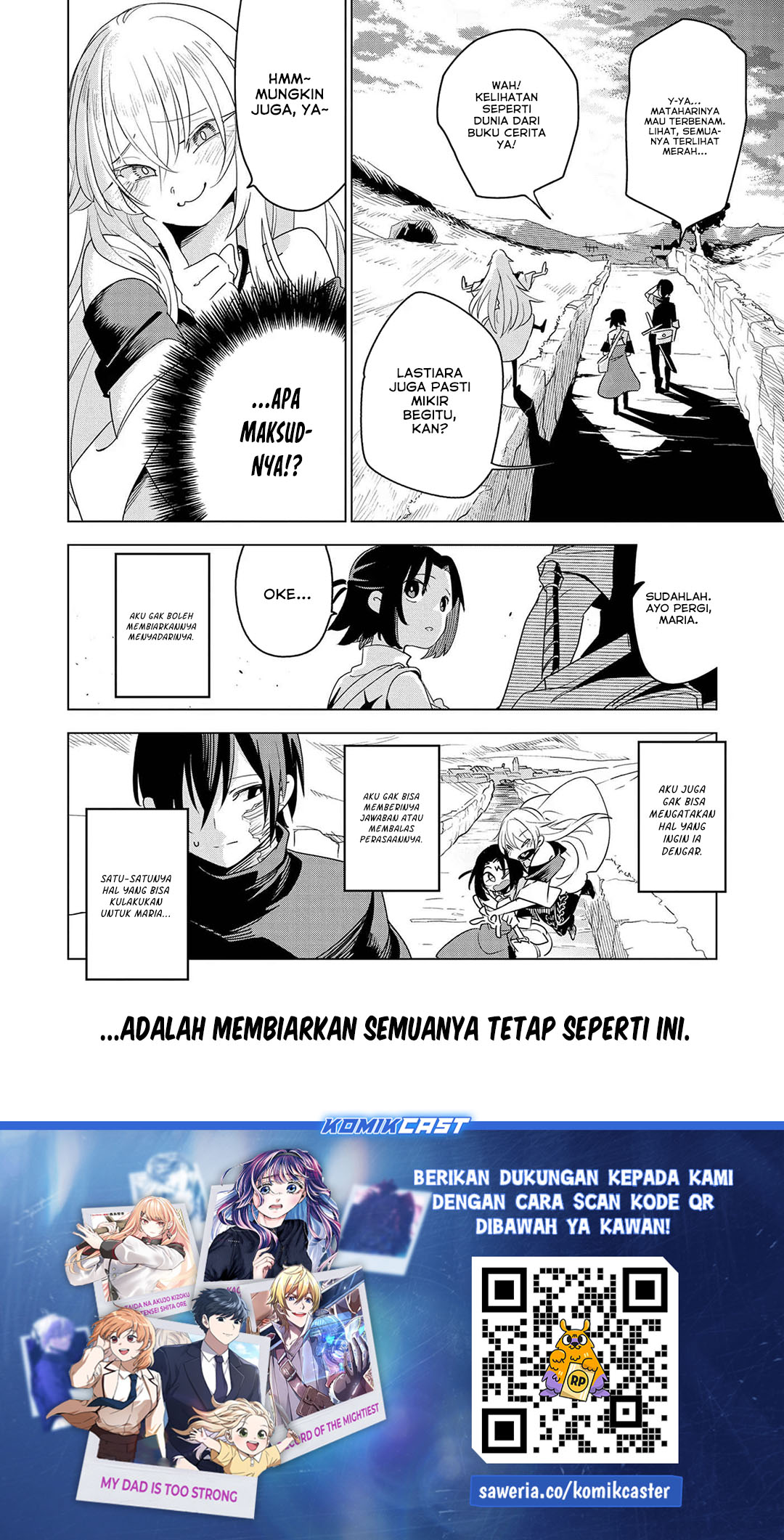 Isekai Meikyuu no Saishinbu o Mezasou Chapter 35 Bahasa Indonesia