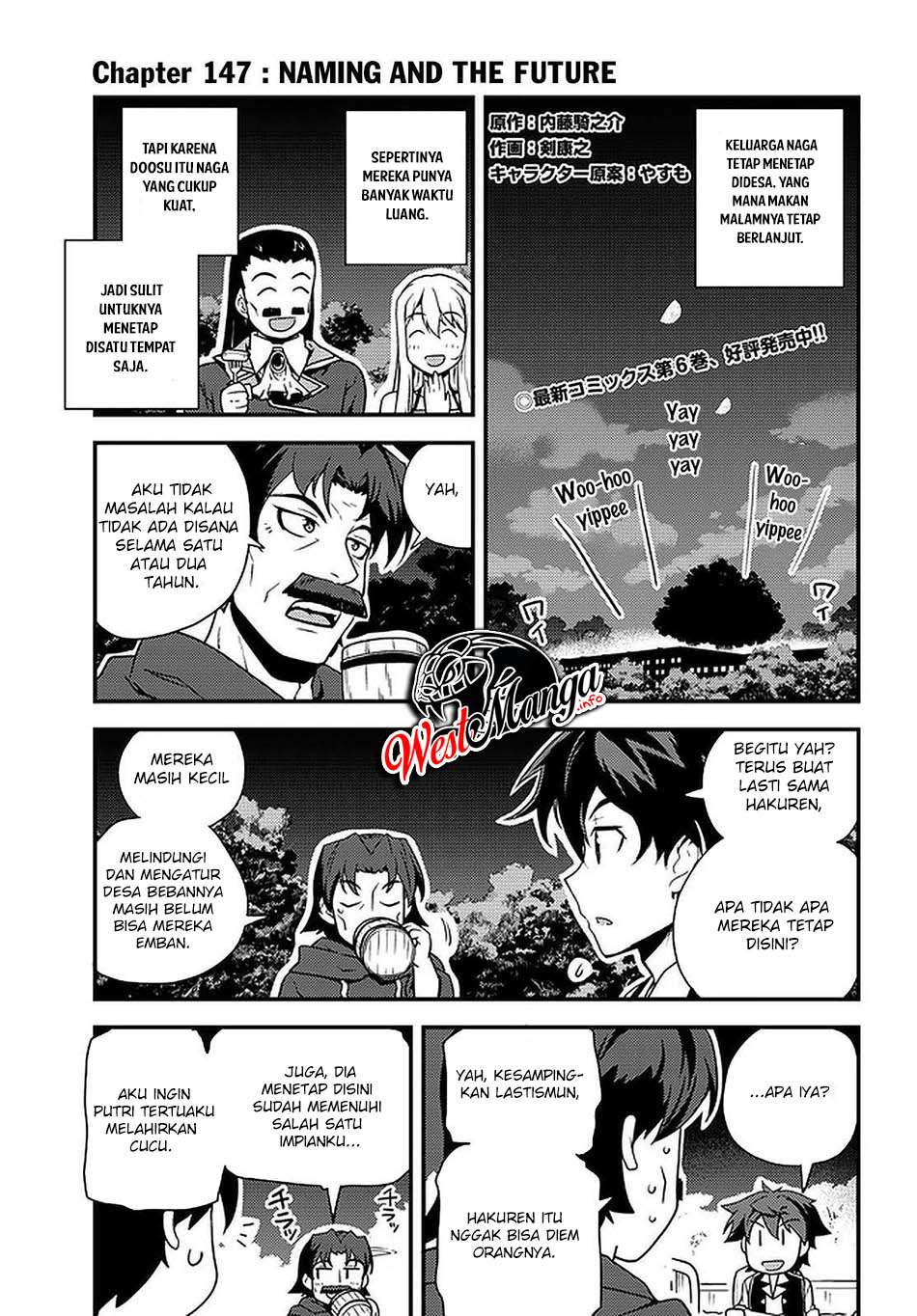 Isekai Nonbiri Nouka Chapter 147 Bahasa Indonesia