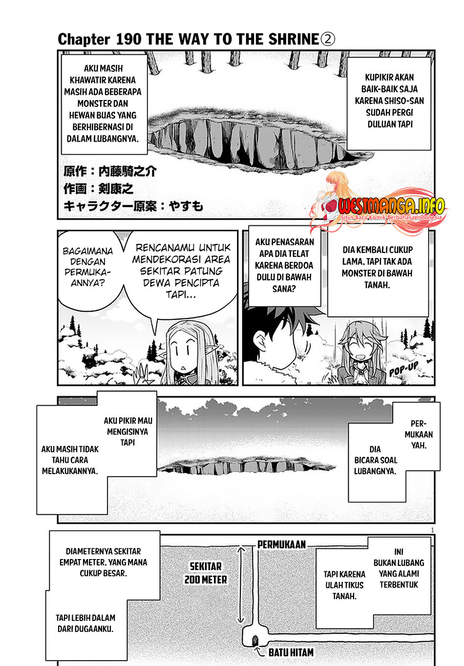 Isekai Nonbiri Nouka Chapter 190 Bahasa Indonesia