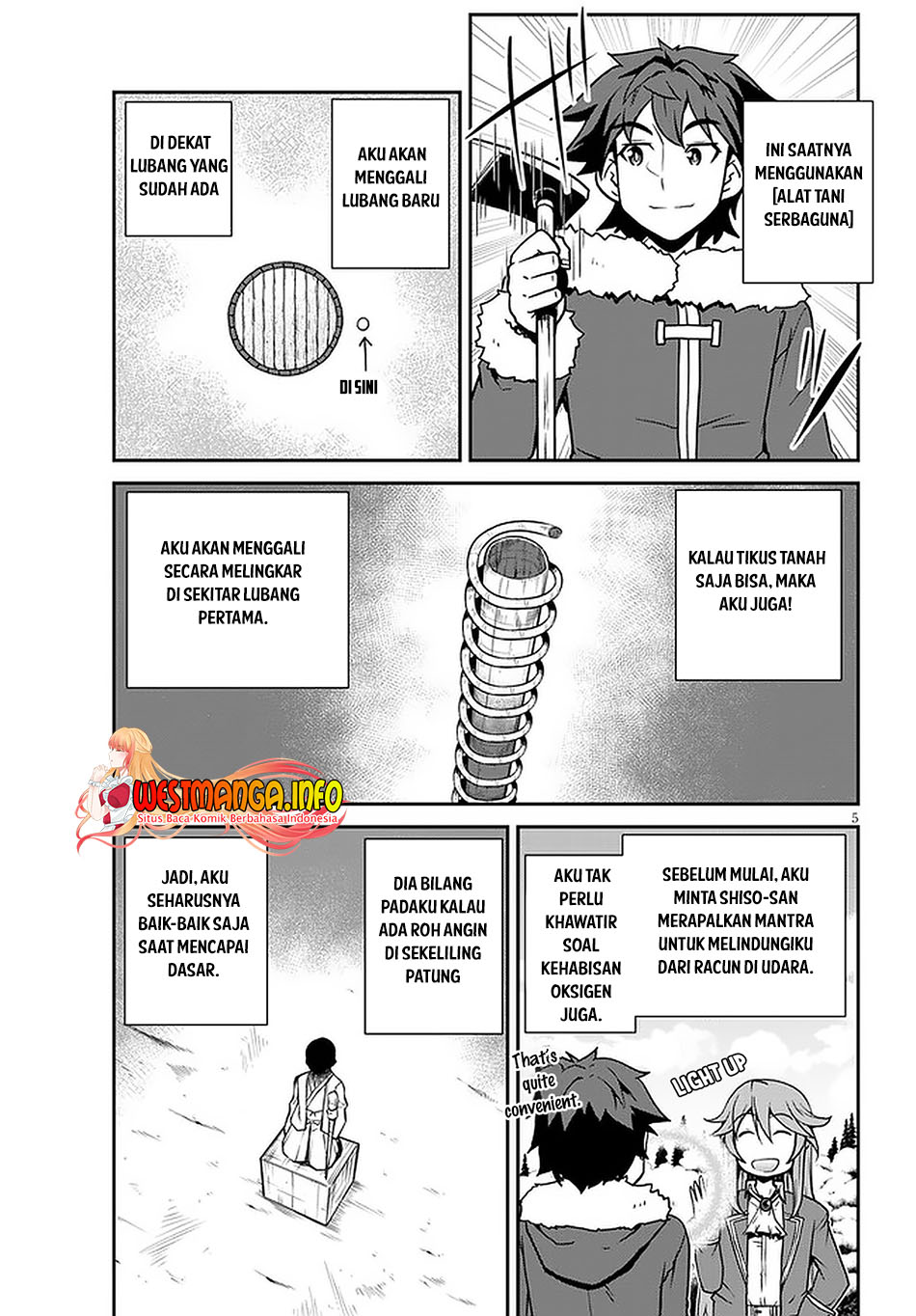 Isekai Nonbiri Nouka Chapter 190 Bahasa Indonesia