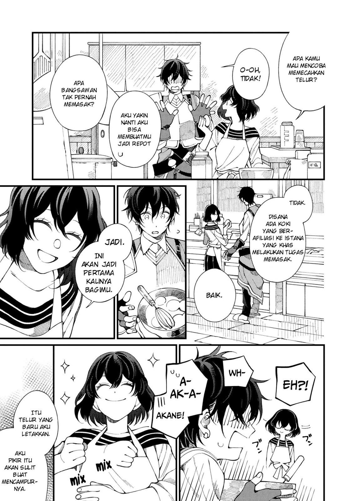 Isekai Omotenashi Gohan Chapter 01.2 Bahasa Indonesia