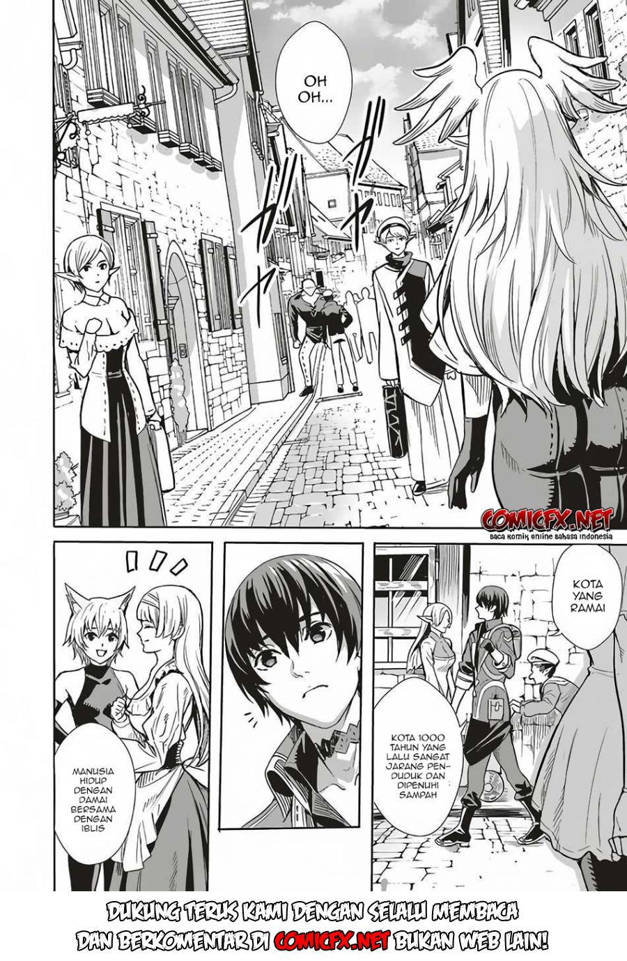 Isekai Saikyou no Daimaou, Tensei Shi Boukensha ni Naru Chapter 02.1 Bahasa Indonesia