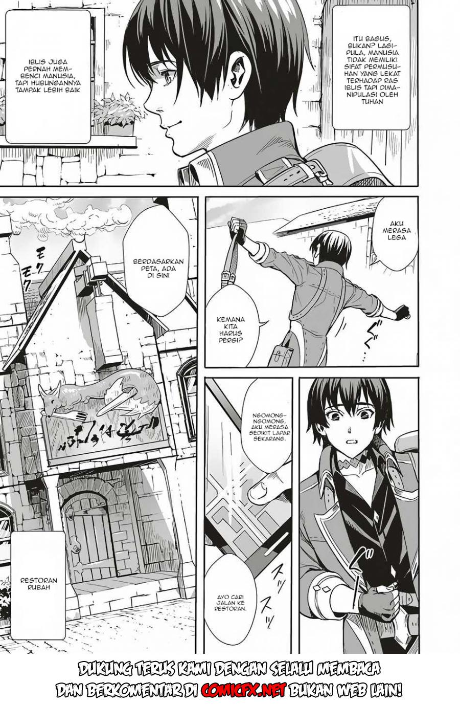 Isekai Saikyou no Daimaou, Tensei Shi Boukensha ni Naru Chapter 02.1 Bahasa Indonesia