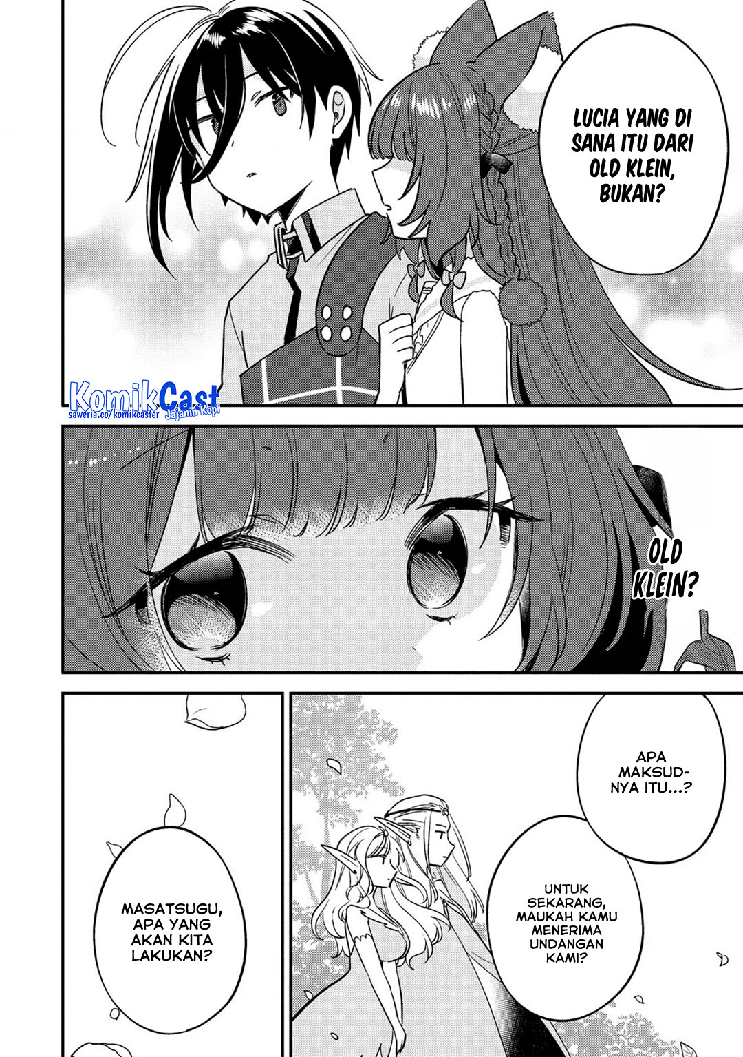 Isekai de Kojiin wo Hiraita kedo, Naze ka Darehitori Sudatou to Shinai Ken Chapter 63 Bahasa Indonesia