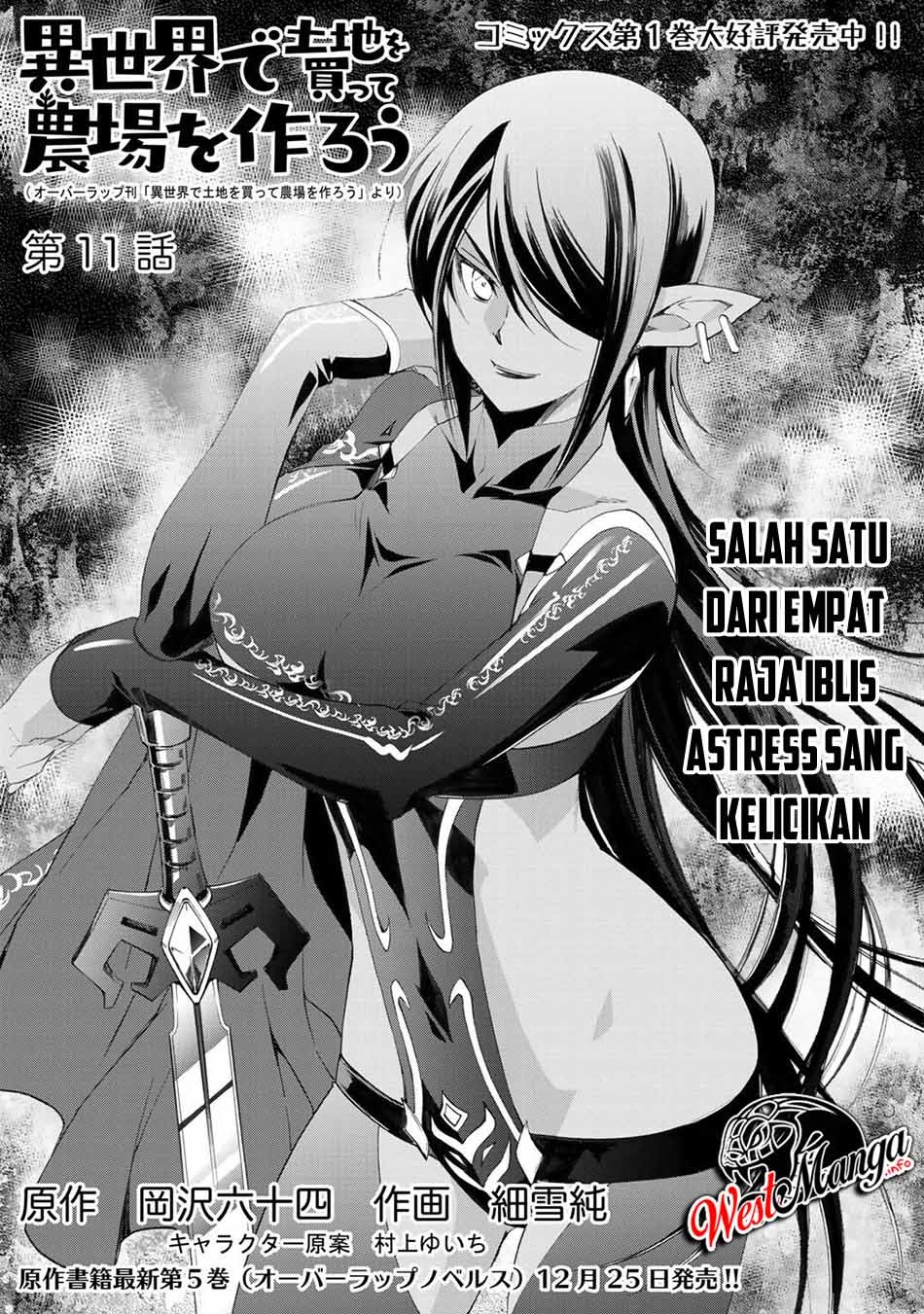 Isekai de Tochi o Katte Noujou o Tsukurou Chapter 11 Bahasa Indonesia