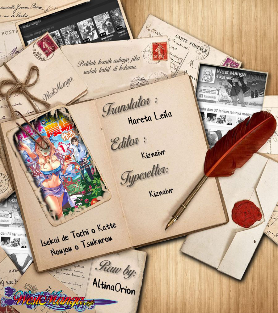 Isekai de Tochi o Katte Noujou o Tsukurou Chapter 14 Bahasa Indonesia