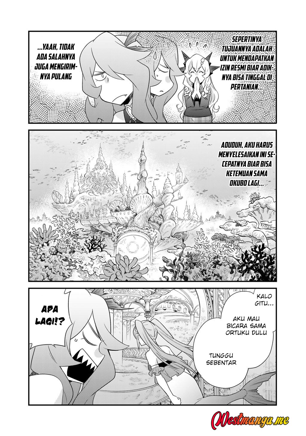 Isekai de Tochi o Katte Noujou o Tsukurou Chapter 62 Bahasa Indonesia