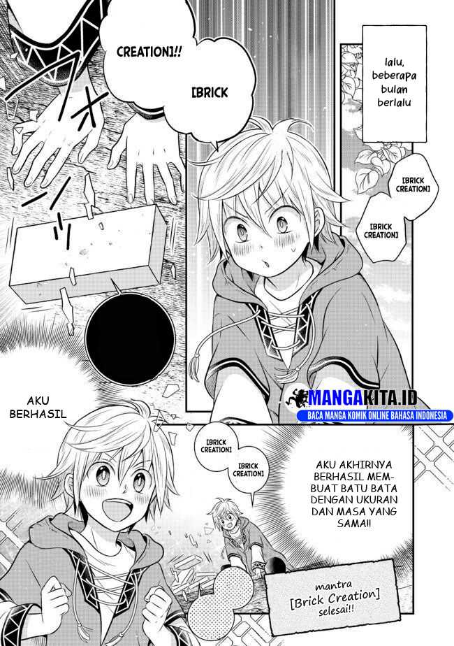 Isekai no Binbou Nouka ni Tensei Shitanode, Renga o Tsukutte Shiro o Tateru Koto ni Shimashita Chapter 02.2 Bahasa Indonesia