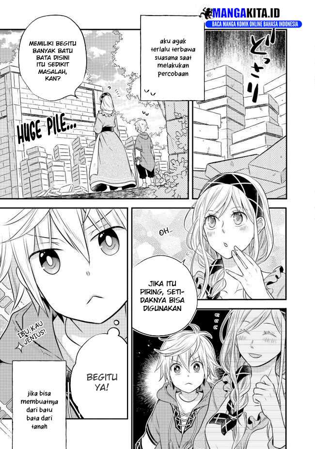 Isekai no Binbou Nouka ni Tensei Shitanode, Renga o Tsukutte Shiro o Tateru Koto ni Shimashita Chapter 02.2 Bahasa Indonesia