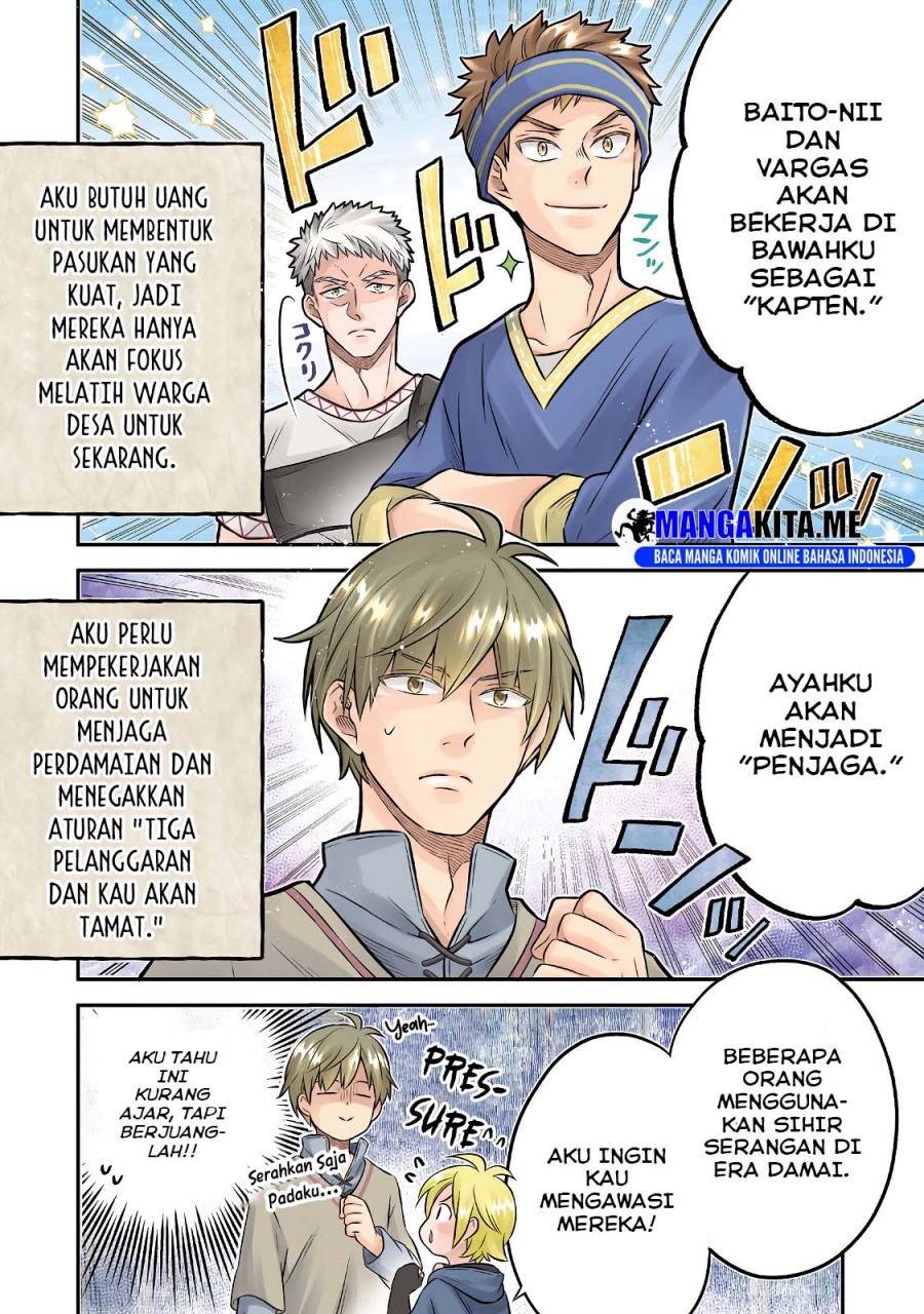 Isekai no Binbou Nouka ni Tensei Shitanode, Renga o Tsukutte Shiro o Tateru Koto ni Shimashita Chapter 17.1 Bahasa Indonesia