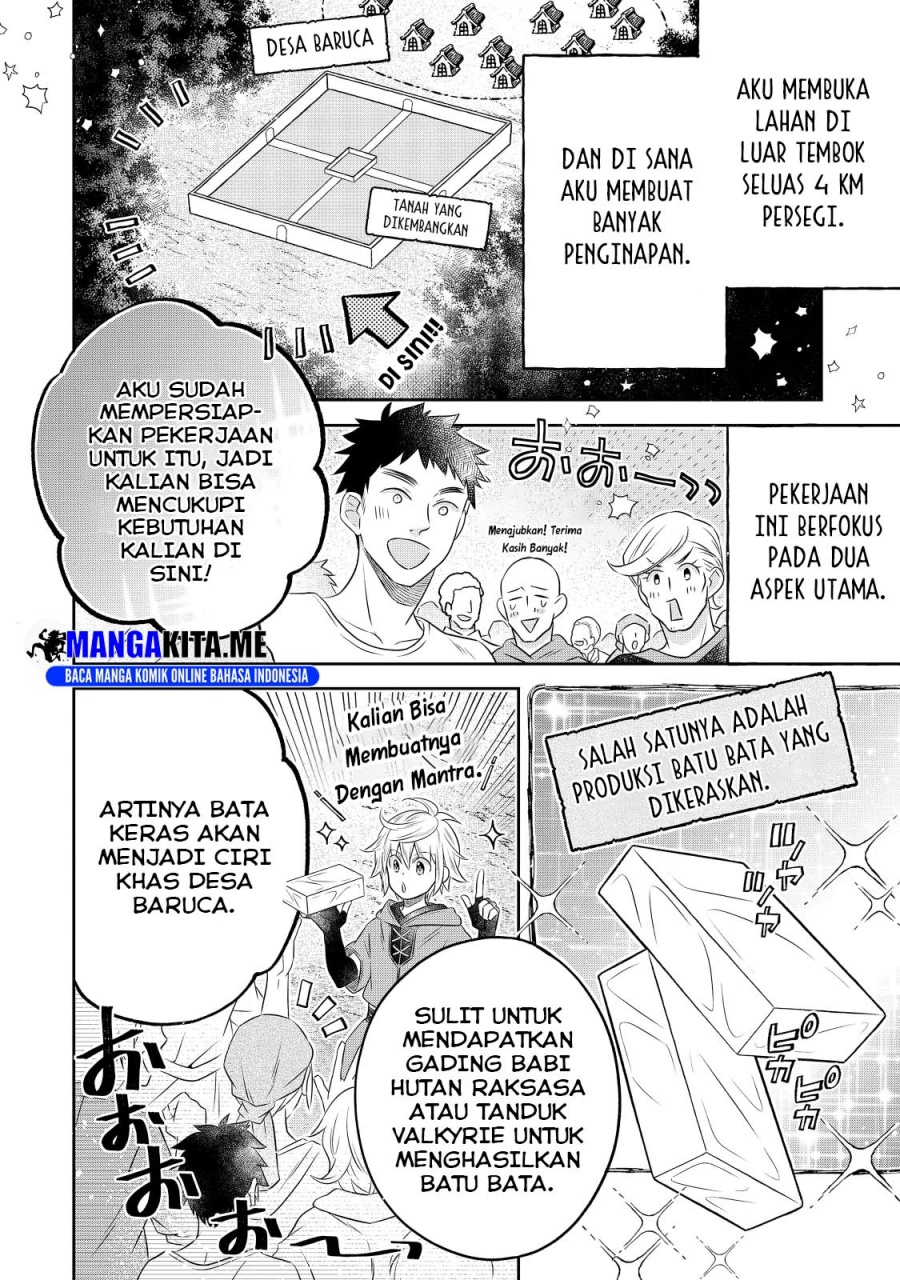 Isekai no Binbou Nouka ni Tensei Shitanode, Renga o Tsukutte Shiro o Tateru Koto ni Shimashita Chapter 17.2 Bahasa Indonesia