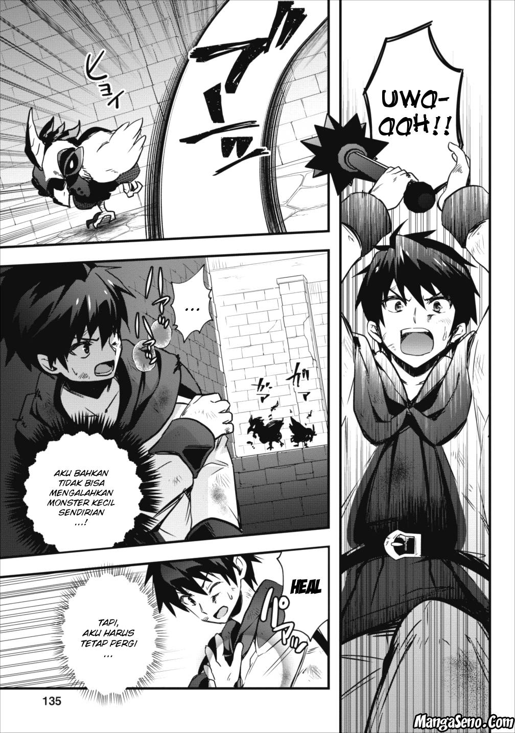 Isekai no Meikyuu Toshi de Chiyu Mahoutsukai Yattemasu chapter 5