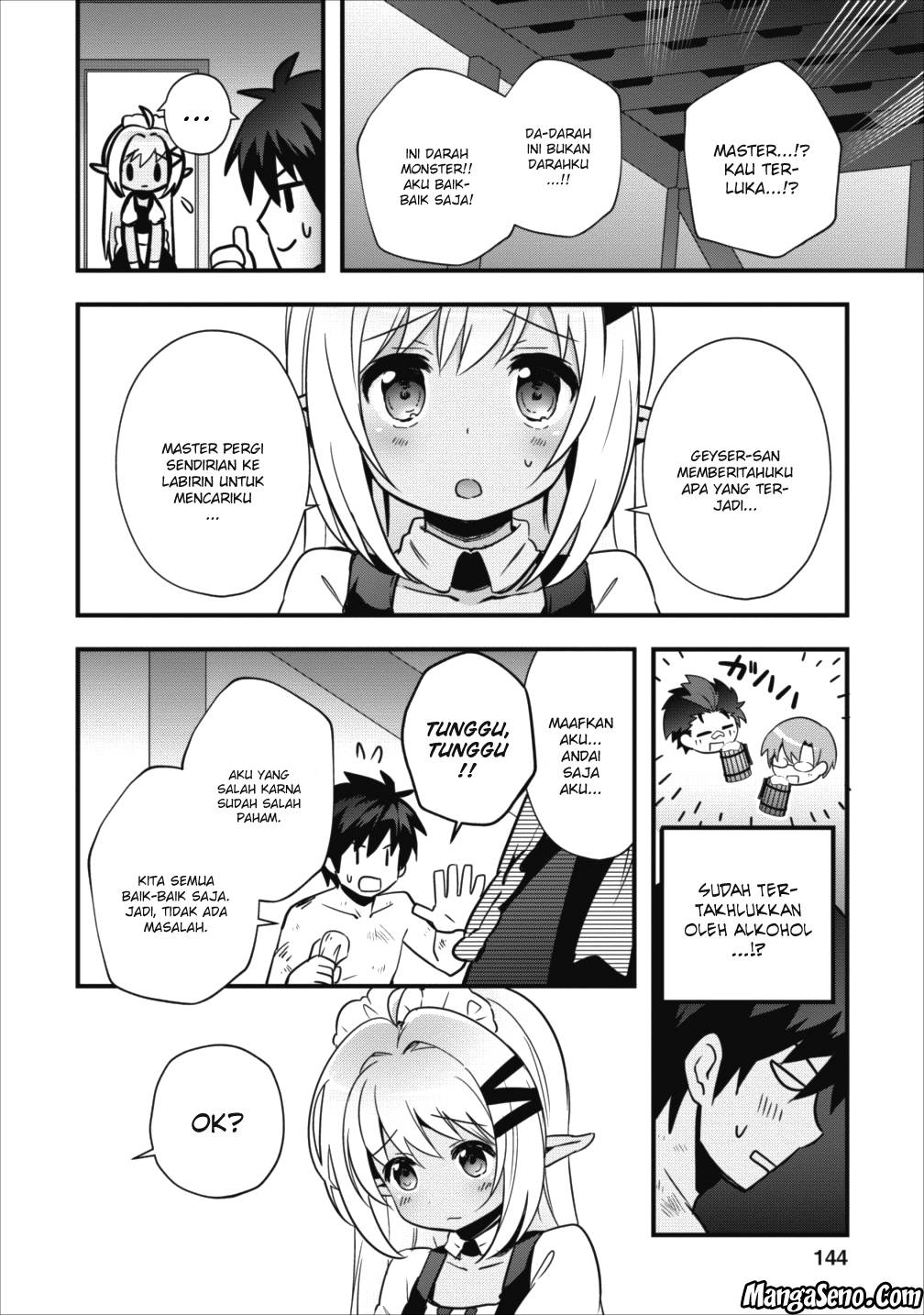 Isekai no Meikyuu Toshi de Chiyu Mahoutsukai Yattemasu chapter 5