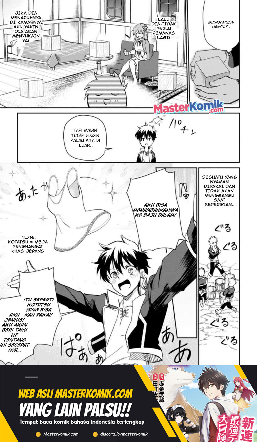 Isekai Craft Gurashi Jiyu Kimamana Seisan Shoku No Honobono Slow Life Chapter 08.2 Bahasa Indonesia