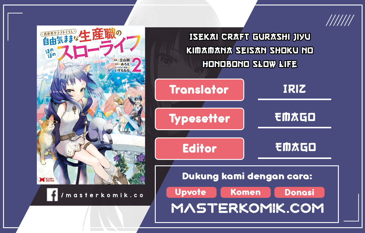 Isekai Craft Gurashi Jiyu Kimamana Seisan Shoku no Honobono Slow Life chapter 10