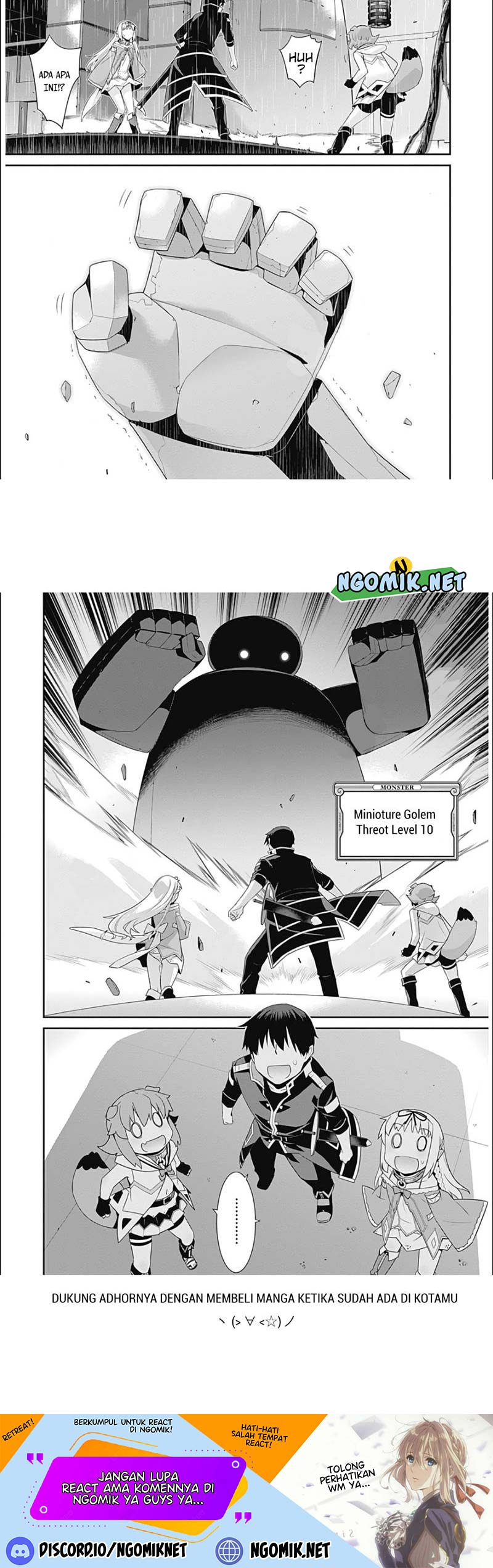 Isekai Elf no Dorei-chan Chapter 55 Bahasa Indonesia