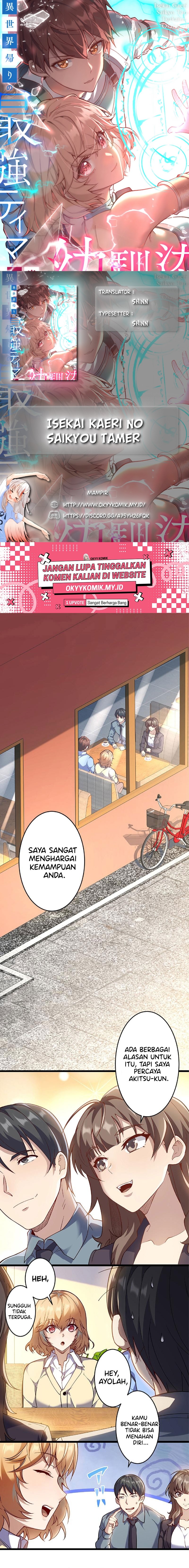 Isekai Kaeri no Saikyou Tamer, Tsukai ma wa Osananajimi Chapter 19 Bahasa Indonesia
