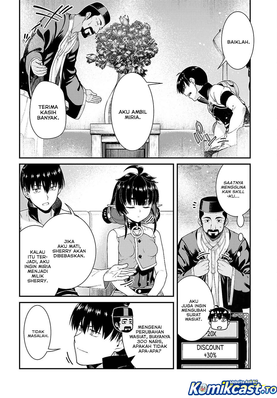 Isekai Meikyuu de Harem wo Chapter 103 Bahasa Indonesia