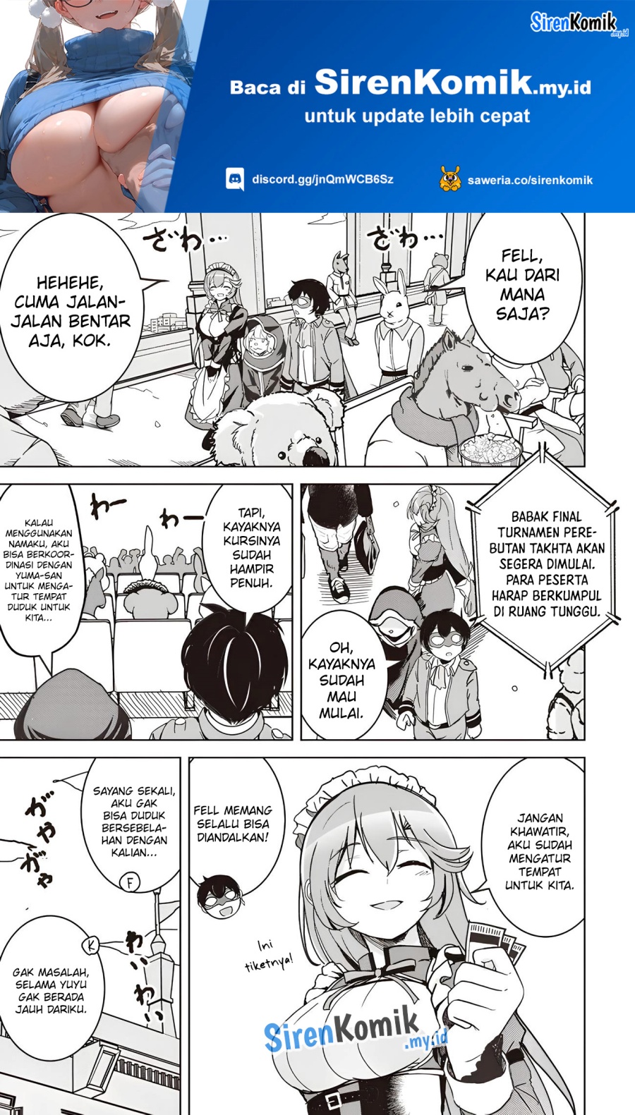 Isekai Saikouhou no Guild Leader Chapter 19.1 Bahasa Indonesia