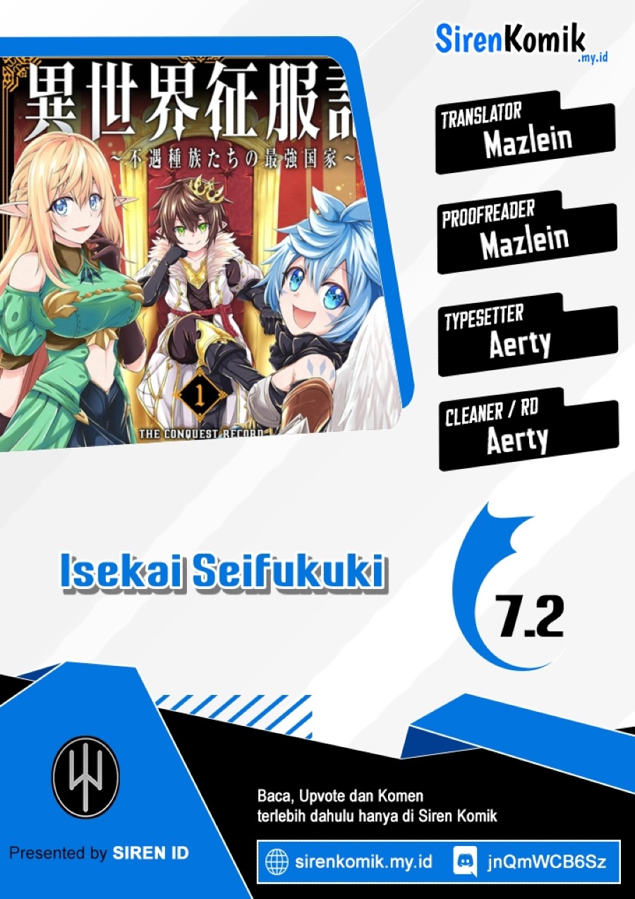 Isekai Seifukuki – Fuguu Shuzoku-tachi no Saikyou Kokka chapter 7