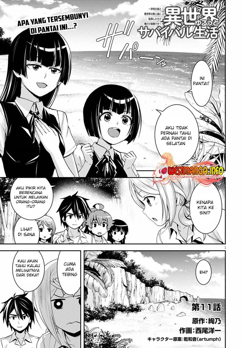 Isekai Yurutto Survival Seikatsu Chapter 11 Bahasa Indonesia