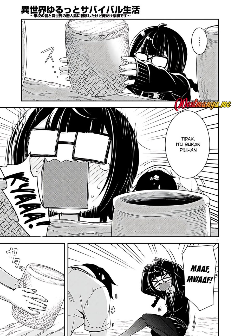 Isekai Yurutto Survival Seikatsu: Gakkou no Minna to Isekai no Mujintou ni Tenishitakedo Ore Dake Rakushou desu chapter 29