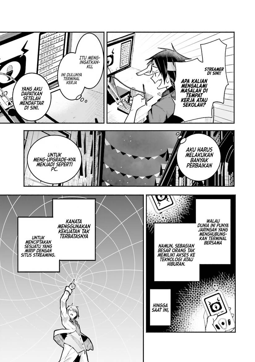 Isekai de Haishin Katsudou wo Shitara Tairyou no Yandere Shinja wo Umidashite Shimatta Ken Chapter 01 Bahasa Indonesia