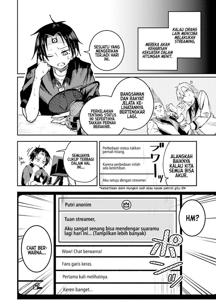 Isekai de Haishin Katsudou wo Shitara Tairyou no Yandere Shinja wo Umidashite Shimatta Ken Chapter 01 Bahasa Indonesia