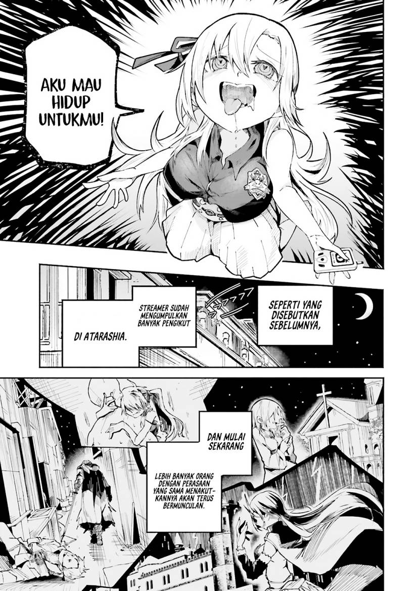 Isekai de Haishin Katsudou wo Shitara Tairyou no Yandere Shinja wo Umidashite Shimatta Ken Chapter 01 Bahasa Indonesia