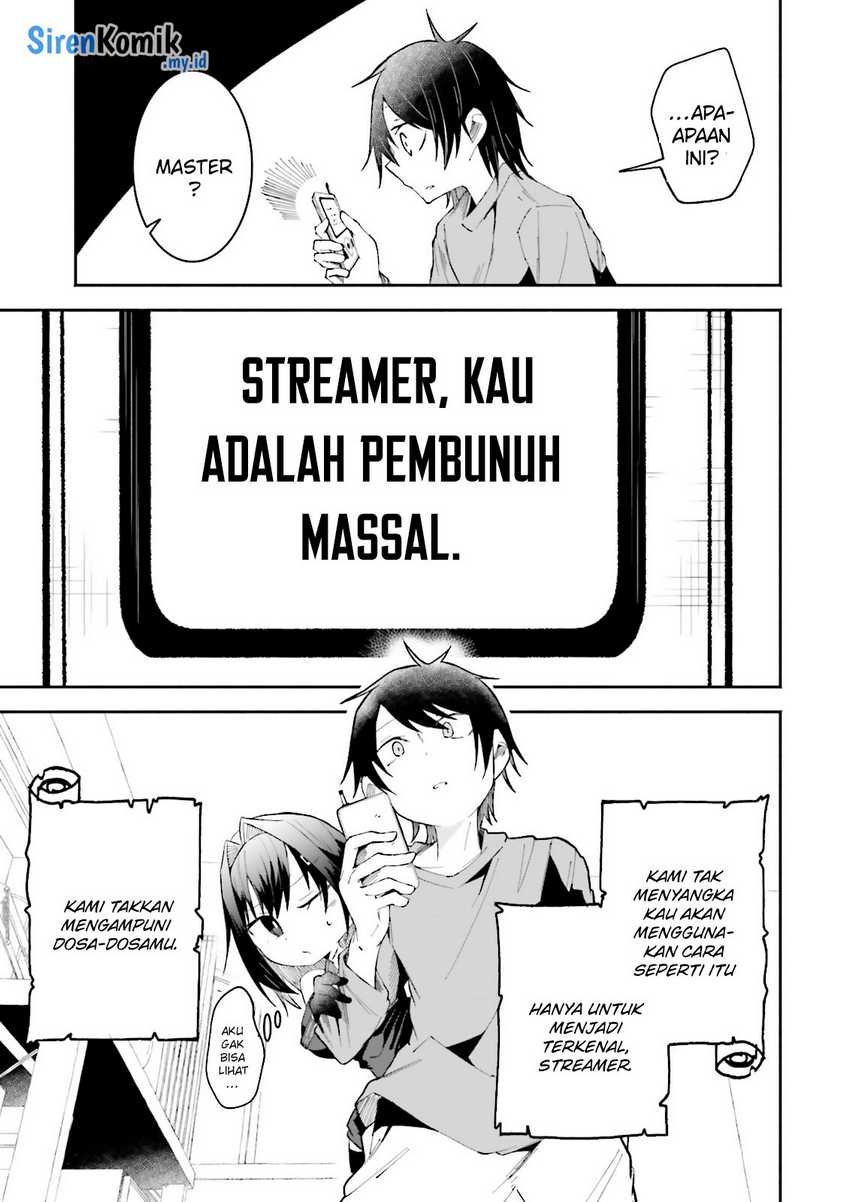 Isekai de Haishin Katsudou wo Shitara Tairyou no Yandere Shinja wo Umidashite Shimatta Ken Chapter 14 Bahasa Indonesia