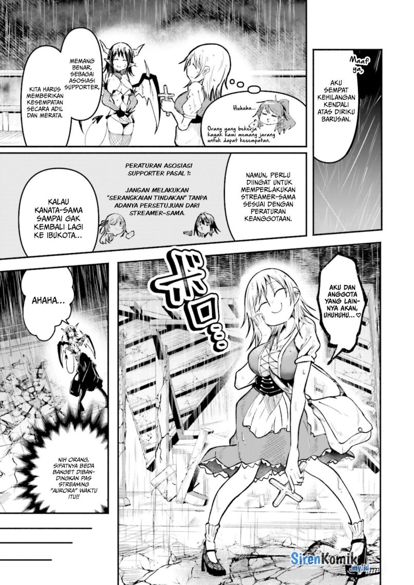 Isekai de Haishin Katsudou wo Shitara Tairyou no Yandere Shinja wo Umidashite Shimatta Ken Chapter 42 Bahasa Indonesia