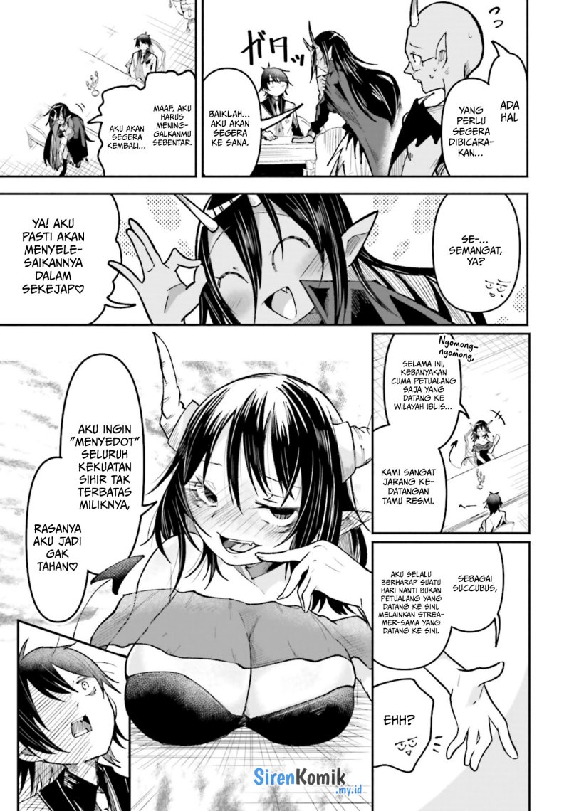 Isekai de Haishin Katsudou wo Shitara Tairyou no Yandere Shinja wo Umidashite Shimatta Ken Chapter 42 Bahasa Indonesia