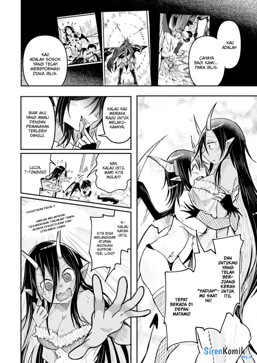 Isekai de Haishin Katsudou wo Shitara Tairyou no Yandere Shinja wo Umidashite Shimatta Ken Chapter 44 Bahasa Indonesia