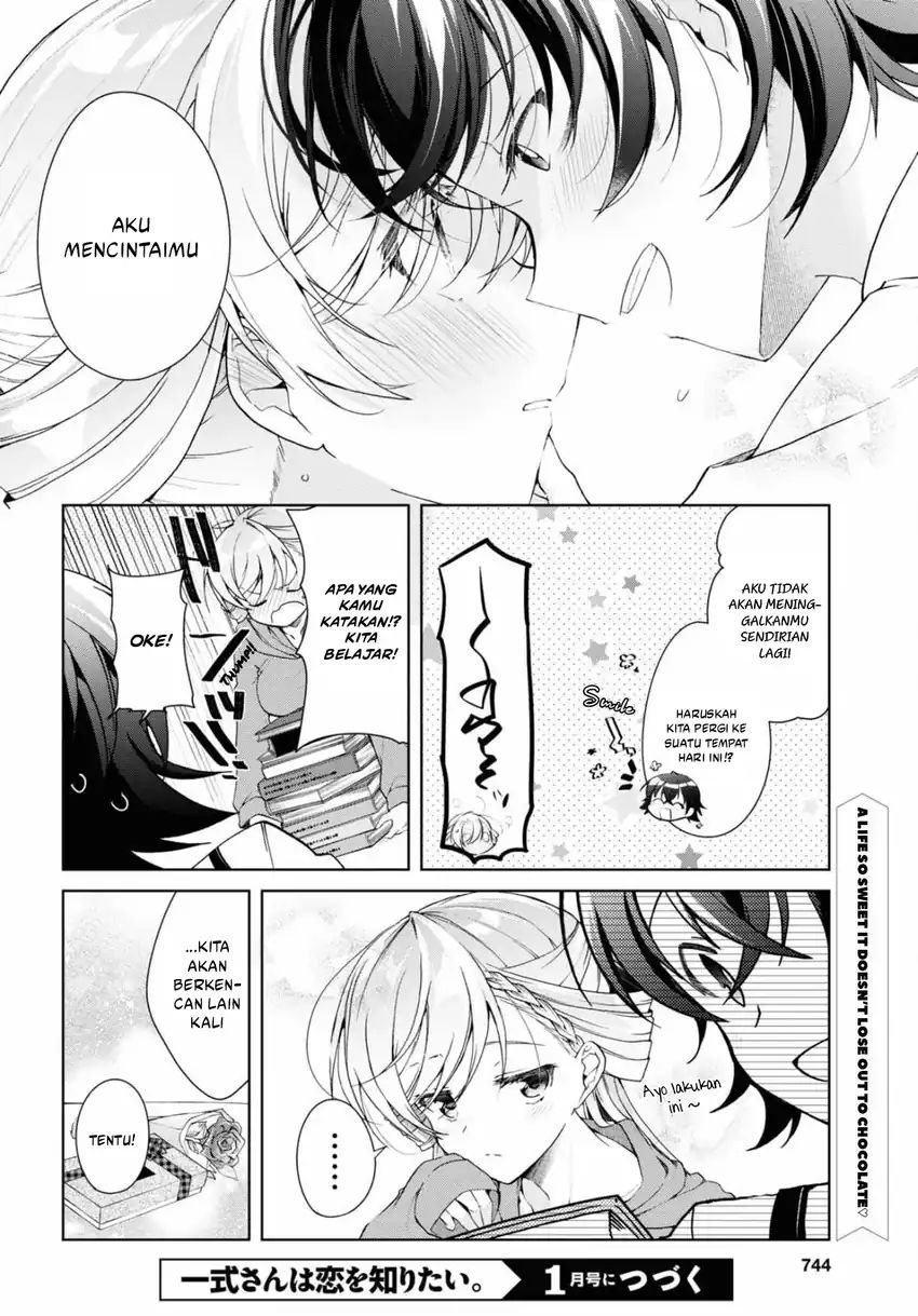 Isshiki-san wa Koi wo Shiritai chapter 34