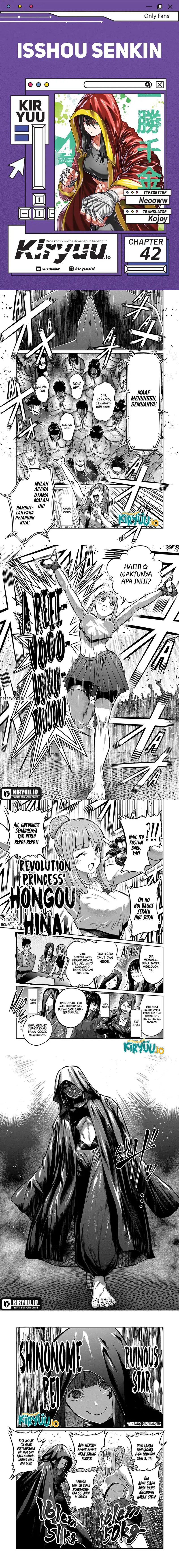 Isshou Senkin Chapter 42 Bahasa Indonesia