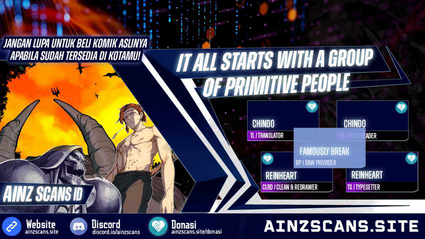 It All Starts With A Group Of Primitive People Chapter 57 Bahasa Indonesia