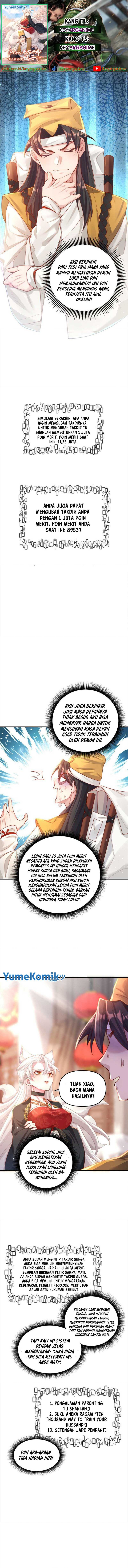 it’s Just Fortune-Telling, How Did the Nine-Tailed Demon Emperor Become My Wife?! Chapter 02 Bahasa Indonesia