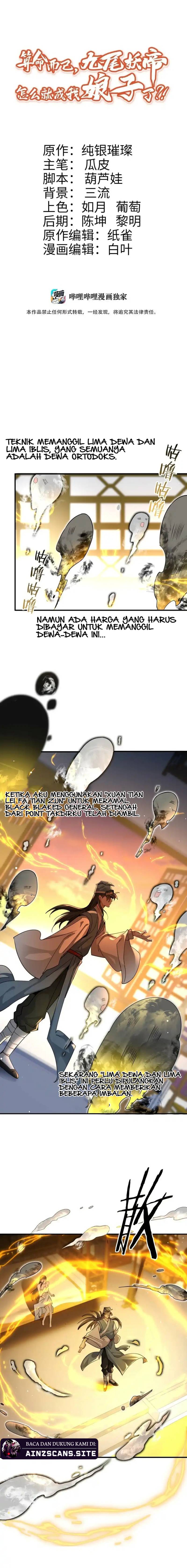 it’s Just Fortune-Telling, How Did the Nine-Tailed Demon Emperor Become My Wife?! Chapter 11 Bahasa Indonesia