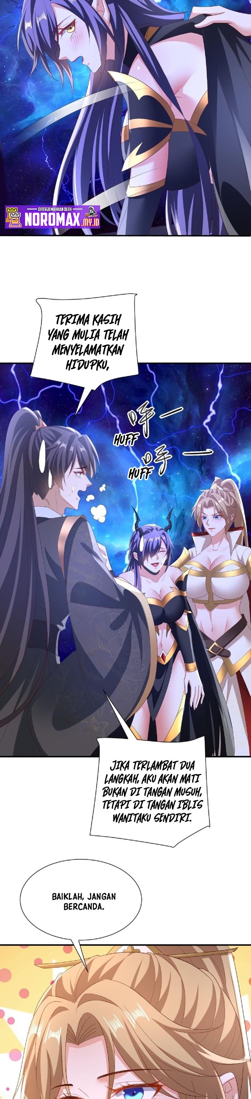 It’s Over! The Queen’s Soft Rice Husband is Actually Invincible Chapter 140 Bahasa Indonesia