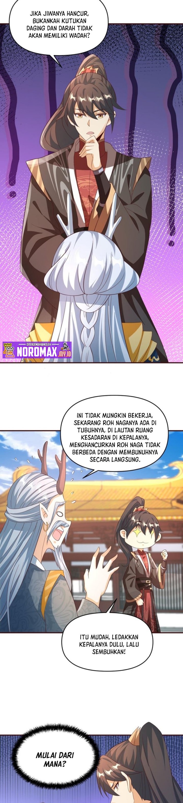 It’s Over! The Queen’s Soft Rice Husband is Actually Invincible Chapter 158 Bahasa Indonesia