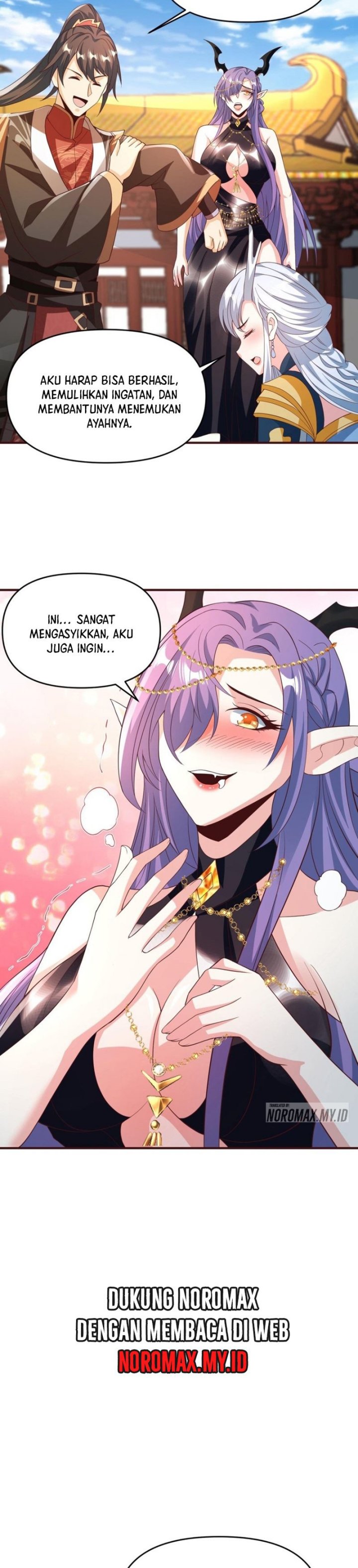 It’s Over! The Queen’s Soft Rice Husband is Actually Invincible Chapter 158 Bahasa Indonesia