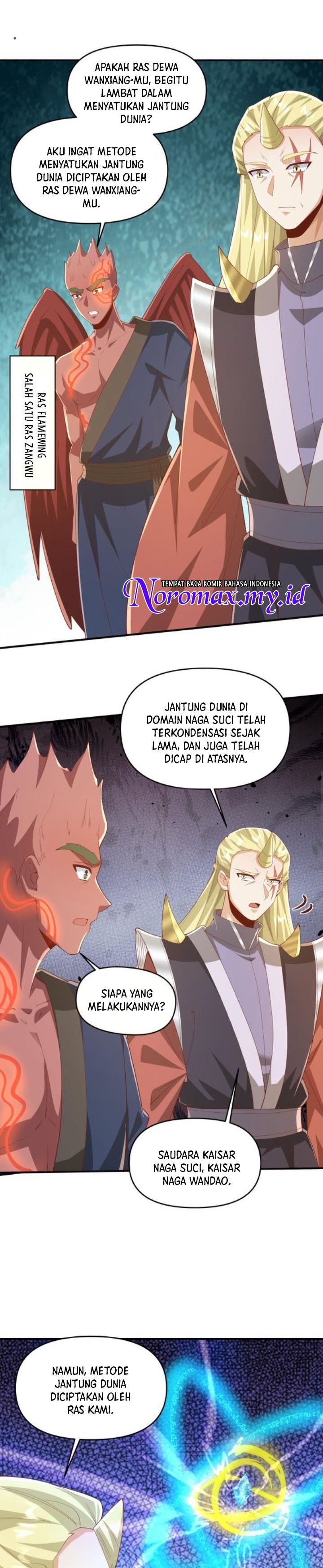 It’s Over! The Queen’s Soft Rice Husband is Actually Invincible Chapter 368 Bahasa Indonesia