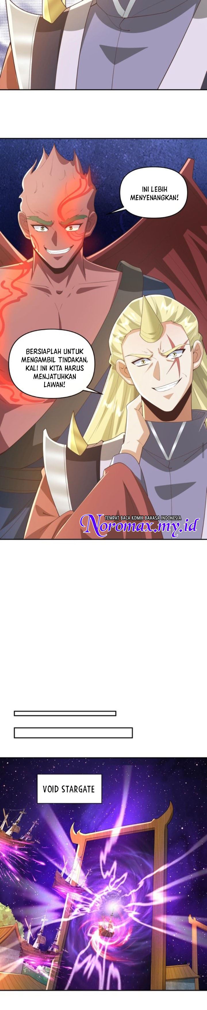 It’s Over! The Queen’s Soft Rice Husband is Actually Invincible Chapter 368 Bahasa Indonesia